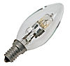 640028350 (RoHS) Halogen-Kerzenlampe 230/ 240 V 28 W klar 350 Lumen gleiche Helligkeit wie 40 W Glühlampe