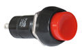 DTO-202102 Taster 1 x öffner Knopf rund rot Zentralbefestigung 12 mm