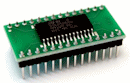 ST62T25CM6 DIP28 MCU 8-bit ST6 CISC 4 KB EPROM 3.3/5 V SOP28 auf Adapter DIP28