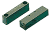 SAS-4/BN Reedkontakt braun Kontakt (24 VDC/0.5 A) geschlossen wenn Objekt geschlossen Abmessungen 50x12x14mm