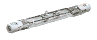 647867875 (RoHS) Halogenlampe linear 110/130 V 200 W Sockel R7s Maße 8 x 78 mm