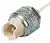 609505 (RoHS) Halogen Fassung Hochvolt Sockel R7s mit Silikonleitung 20 cm Zentralbefestigung mit Mutter