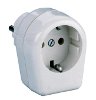 1740.0100.7 (RoHS) Universal-Zwischenstecker 230 VAC 10 A Farbe weiß Abmessung LxBxH 49x51x65