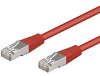 CAT5-0.5F/UTP RT (RoHS) CAT5e Patchkabel Länge 0.5 m Farbe rot foliengeschirmt 2xRJ45 Stecker Schirmungsmass
