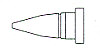 54440700 (RoHS) LT C Lötspitze Meisselform 3.2 mm 0.8 mm