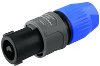 NL-2FC <RoHS> Speakon-Stecker 2 pol für Litze bis 4 mm Kabel bis 15 mm