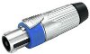 NLT-4FX Speakon-Kupplung Metallgehäuse 4-Pol-Schraubanschluß für Litze bis 6qmm Kabeldurchmesser