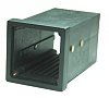EG-2 Einbaugehäuse mit Front-Abdeckung schwarz LxBxH 85 x 48 x 48 mm Restposten nur solange Vorrat