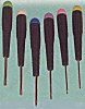 TORX-SET 2 Schraubendreherset 6 Torx Schraubendreher Spitzen gehärtet Nickel-Chrom-Molybdän