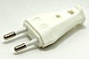 330/00 WS (RoHS) Eurostecker weiss Quetschanschluss Mindestabnahme 100 Stück