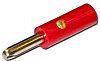 RA-15 RT (RoHS) Bananenstecker 4 mm rot