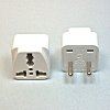 712.000 W Adapter 2-polig Steckerstift 5 mm Buchsenseite universal weiß