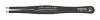 5-065-13 BERNSTEIN hochwertige Präzisionspinzette gerade 3 mm breit mit Greifmulde d=0.8 mm Länge