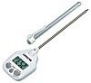 DET1R Einstich-Thermometer -10 bis +200 Grad Schwenkbare Anzeige min-/max Speicher Fühler-Länge