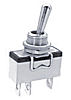 637H/2 Kippschalter 1-polig (ein-tast)-aus-(ein-tast) 250 V 10 A Anschlüsse Steckschuh 6.3 x 0.8