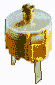 808-3 5 5-65 (RoHS) Trimmkondensator 5.5-65 pF Gehäusefrabe gelb