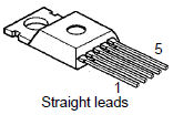 BTS426L1 E3043 Smart High Side Switches 4.75-41 V 60 mOhm Gehäuse TO220AB5 straight leads