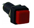DS-202105 (RoHS) Druckschalter 1 Schließer Knopf rot 11 x 11 mm Einbaumaß 12 mm Einbautiefe
