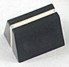 KNOPF 151 Knopf für Schieberegler 10 x 13 mm schwarz Huetchenform
