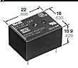 JV1A 12V Power Relay 1 Form A PCB