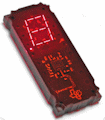 TIL308 Display Module 1 Digit red 16-Pin