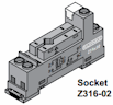 Z316.02 Sockel für Relay 171G1