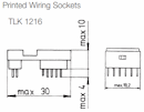 TLK1216 Relaisfassung GR II 16-polig Printmontage PR16 V23054 V23154