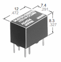 HD1M 5VDC Ultra-Miniature Single Pole Signal Relais 1 A Spule 5 VDC