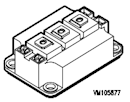 BSM150GB120DN2 Trans IGBT Module N-CH 1200V 210A 1250000mW 7-Pin 62MM-1 420 gr. C67076-A2108-A70 = 2MBI150S120