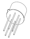 U401 Trans JFET N-CH 6-Pin TO71