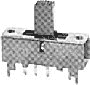 GS 373 Schiebeschalter 3 Schaltstellungen ein-aus-ein 2-polig Printstifte