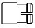 CLIP 8 SW (RoHS) Clip für LED 8mm schwarz