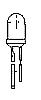 CQX21 "NA" Blinkdiode 5 mm rot 5 V 20 mA 3 mcd = LTL4212FL