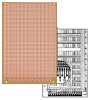 922/HP Laborkarte 100x160 Hartpapier mit Cu-Auflage mit rückseitigem Positionsdruck für leichte