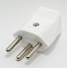 76810W Netzstecker Schweiz 3-polig 10 A 250 V Farbe weiss Typ 12