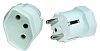 7340 W Reiseadapter 10 A Steckerseite Schutzkontakt Deutschland Belgien Frankreich Buchsenseite Schweiz