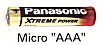 LR 3 PP Panasonic Alkaline Micro AAA 1.5 V 1383 mAh lose XTREME POWER