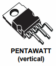 SI2050V (RoHS) HiFi Audio-Verstärker 25 W = TDA2050V Pentawatt