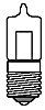 641023100 (RoHS) Halogenlampe Sockel E 10 6 V 1 A 6 W DxL 9.3 x 31 mm