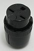 76140.15.250 USA Kupplung 3-polig 15 A 250 V schwarz