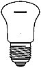 427871055 Straßen + Schienenverkehr HochvoltGlühlampen 130 V 55 W 545 Lumen klar Sockel E27