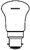 422870055 Straßen + Schienenverkehr HochvoltGlühlampen 230 V 55 W 465 Lumen klar Sockel Ba22d