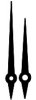 ZEIGERSATZ 30 Zeigersatz 30 59/45 mm (Min/Std) Ausführung Aluminium lackiert Farbe Schwarz