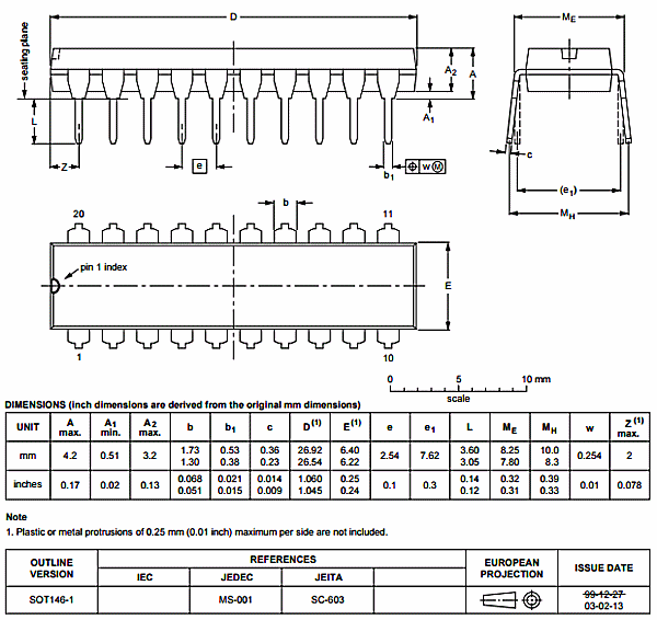 GEHÄUSE DIP16 HEF4521BD Integrierter Schaltkreis
